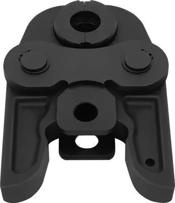 Produktbild von Rohrpresszange - Crimpzange für Verbundrohr - Gehärteter Stahl - 4 Einsätze TH16-20-26-32 - Für PEX/Alu-Verbund/PB - Schwarz