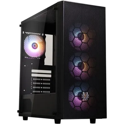 Produktbild von PC-Gehäuse - BITFENIX - Hades FRGB (Schwarz) - Mittlerer Tower - E-ATX-Format - Ohne Netzteil