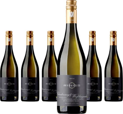 Produktbild von 6 x Rings Chardonnay & Weissburgunder Qualitätswein trocken