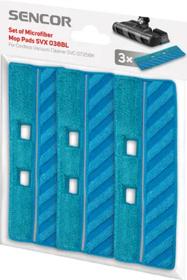 Zdjęcie produktu dla SVX 038BL Zestaw mopów do SVC 0725BK SENCOR