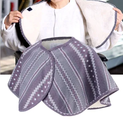 Imagen del producto de Solidchoice: Chaleco térmico para proteger los hombros, con forro de felpa de doble cara