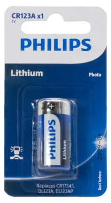 Produktbild von Philips Minizellen Batterie CR123A/97