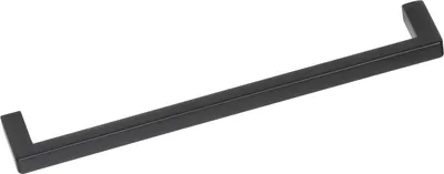 Produktbild von Griff Naoise LA 128mm, Möbelgriff Breite 136mm, Zinkdruckguss schwarz matt lackiert