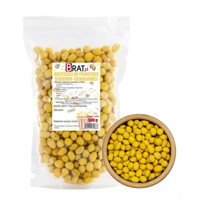 Zdjęcie produktu dla Orzeszki w panierce serowo-cebulowej 500g Brat.pl