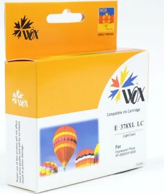 Produktbild von Tinte Wox Light Cyan EPSON 378XL Ersatz C13T37954010 (C13T37854010)