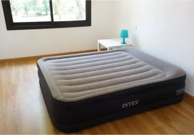 Produktbild von Intex 64136 Deluxe Pillow Rest Raised selbstaufblasend Doppel-Luftbett 203x152x42cm