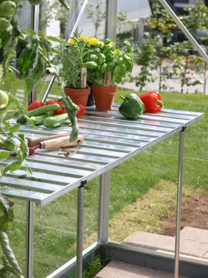 Produktbild von Alutisch, abklappbar, 120x56x81cm, alu