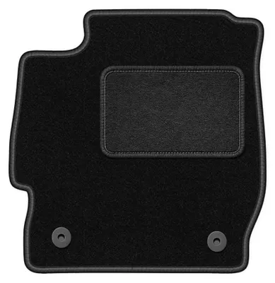 Immagine prodotto di Tappetino guidatore in moquette per Ford Ka+ 2014- (hatchback) – 1 pezzo, nero, su misura – Wielganizator LUX