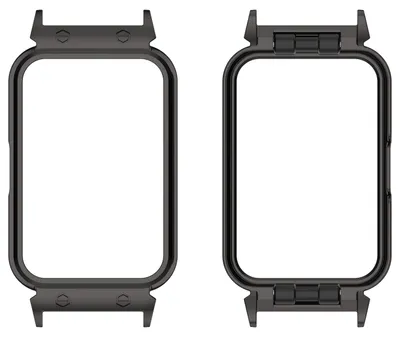 Produktbild von Für Samsung Galaxy Fit 3 Hochwertiger Metallrahmen Schutz Gehäuse Hülle Schwarz