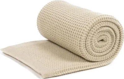 Produktbild von Wolldecke Merino Emma 130x170 - Farbe: Beige