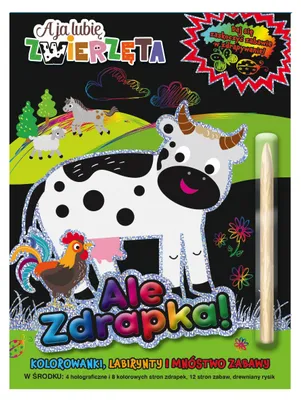 Obrázok produktu pre A ja lubię zwierzęta. Książka do zdrapywania dla dzieci