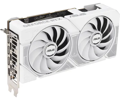 Zdjęcie produktu dla ASUS Dual -RTX5060-O8G-WHITE, GeForce RTX 5060, 8 GB, GDDR7, 128 bit, 7680 x 4320 px, PCI Express 5.0
