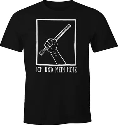 Produktbild von Herren T-Shirt Ich und mein Holz Fun-Shirt Moonworks®  4XL