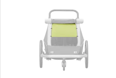 Immagine prodotto di Croozer 122210318, Parasole per rimorchio da bicicletta, 1 pezzo, Verde