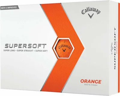 Obrázek produktu pro Callaway Supersoft 2023 Orange 12 Golfové míčky