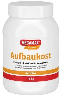 Produktbild von Megamax Aufbaukost Schoko Pulver 1.5 kg