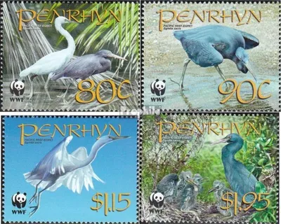 Produktbild von Briefmarken Penrhyn 2008 Mi 611-614 (kompl.Ausg.) postfrisch Pazifischer Riffreiher