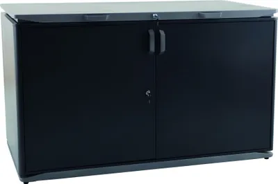 Produktbild von MWH Elegano Gartenbox mit 2 Türen Aluminium Graphite/Iron grey