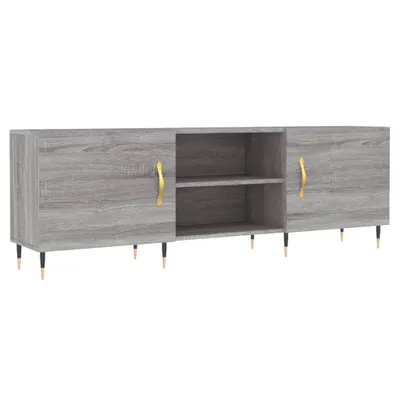 Zdjęcie produktu dla vidaXL Szafka pod TV szara Sonoma 150x30x50 cm materiał drewnopochodny