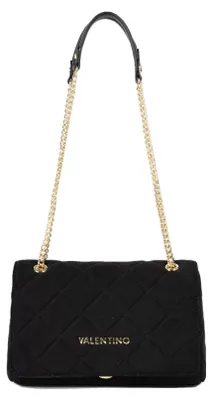 Produktbild von VALENTINO, Umhängetasche aus Wildleder mit Überschlag, Modell VBSA9B02, Farbe: Schwarz, Einheitsgröße