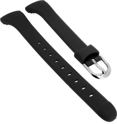 Produktbild von Calypso Uhrenarmband aus Kunststoff schwarz Schließe silbern ⇒ K5752/6