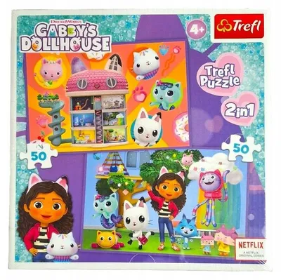 Image de Puzzle Trefl La Maison Magique de Gabby 100 pièces
