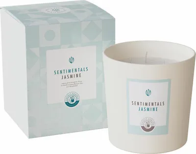 Obrázok produktu pre Angels Candles vonná sviečka Sentimentals L v dóze - Jasmín, repkový vosk, biela, 15 cm, 64000020041