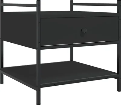 Obrázok produktu pre vidaXL Konferenčný stolík čierny 50x50x50 cm Drevo Materiál