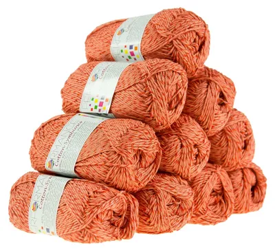Strickgarn Cotton Symbiosis orange
