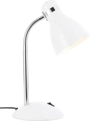 Produktbild von Schreibtischlampe, 34 x 14 cm, E27, max. 25 W, schwenkbar, weiß