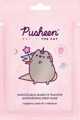 Image de Masque en feuille hydratant Pusheen, 17g