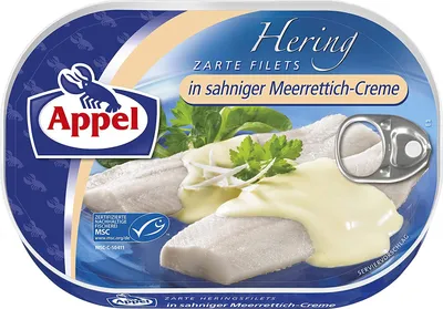 Produktbild von Appel - Heringsfilet - Meerettichcreme - 200g Dose