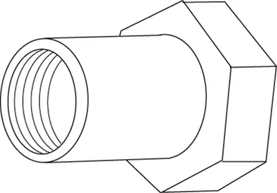 Produktbild von IMI Heimeier Anschlusskupplung m.Innengewinde G1 ZollxR3/4 Zoll Nr.52759020, 1 Stk.