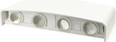 Zdjęcie produktu dla Lampa ścienna LED 8W | Stopień ochrony IP65 | Regulowana barwa światła ściennego CCT 3000-6400 K | 680lm, biały