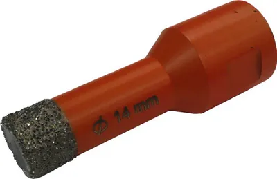 Produktbild von Ø14mm Diamantbohrkrone M14 Winkelschleifer Flex Fliesenbohrer Kernbohrkrone Trockenbohrkrone Fliesenbohrkrone BOHRFUX