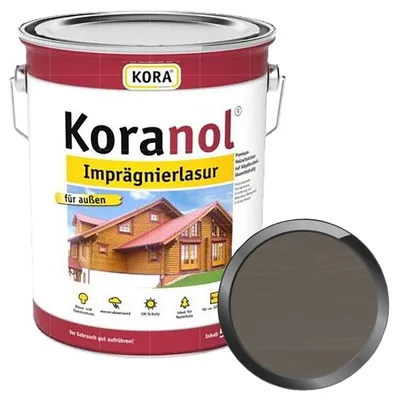 Produktbild von KORA Koranol Imprägnierlasur 5 Liter GRANIT