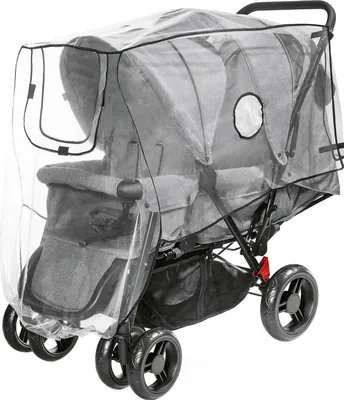 Obrázok produktu pre reer 73887, Raincover, Polyester, Polyethylene-vinyl acetate (PEVA), Priehľadná, Chlapec / dievča, 97 mm, 55 mm
