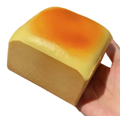 Produktbild von Toast Squishy Slow Rising Quetschspielzeug Weiches Brot Stressabbau Spielzeug Realistisches Squishy Brot Anti Stress Spielzeug