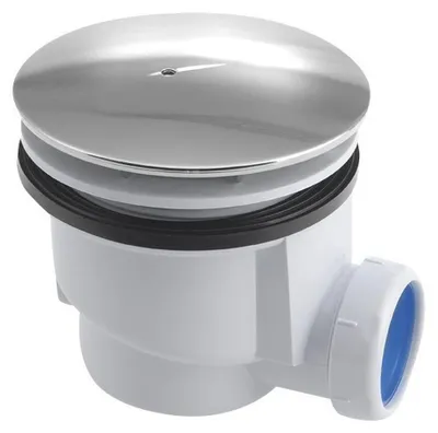 Produktbild von Aqualine Duschwannensiphon, 90mm, Edelstahl