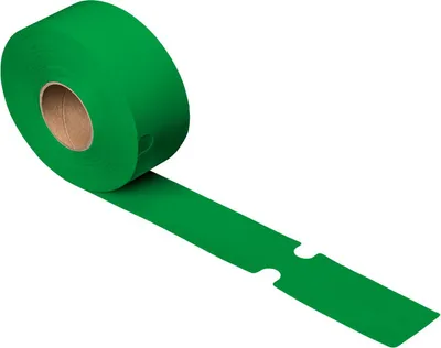 Produktbild von Schlaufenetiketten 283 x 65 mm - 1000 Stück in grün