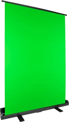 Produktbild von Duronic FPS15 GN Green Screen | 130 x 150 cm Chroma-Key-Panel | Faltenfreie Leinwand für Streaming, Videokonferenz und Fotostudio | Grüner Greenscreen ideal für Schreibtisch Hintergrund bei Streamer
