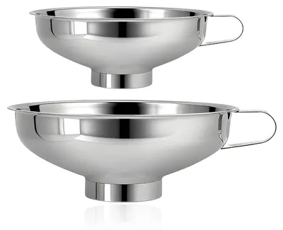 Produktbild von Trichter-Set, 2 Stück - Edelstahl