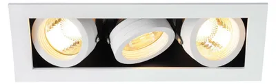 Produktbild von SLV 115531 KADUX 3 GU10 Downlight eckig mattweiss max. 3x50W
