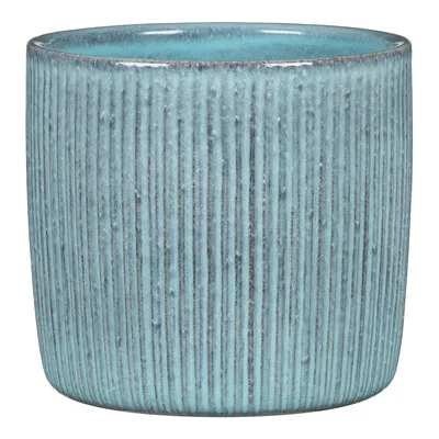 Produktbild von Scheurich Solido Linea 909, Topfpflanzer, Freistehend, Keramik, Blau, Rund, Drinnen