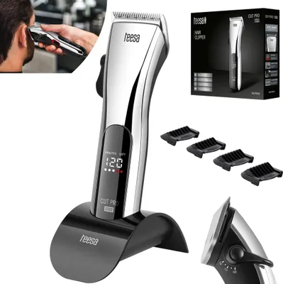 Obrázok produktu pre Teesa CUT PRO X900, Čierna, Strieborná, 3 mm, 1,2 cm, Oceľ, Striedavé napájanie / batéria, 120 min