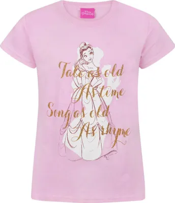 Produktbild von Beauty And The Beast - T-Shirt für Mädchen NS7312 (146-152) (Pink)