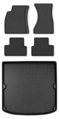 Immagine prodotto di Audi A4 B9 dal 2015 (berlina) – set 5 pezzi, nero, su misura – Wielganizator Semi-Universal