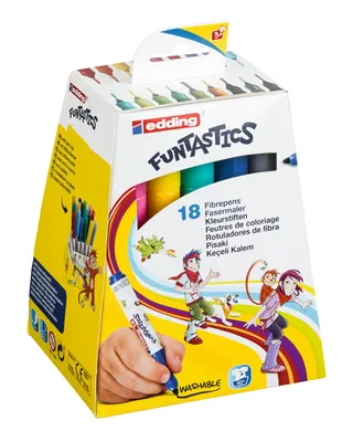 Image de Feutre de coloriage EDDING FUNTASTICS E-14/18S