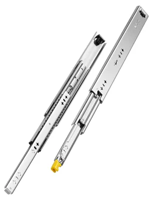 Immagine prodotto di Guide per cassetti VEVOR con guide ad estrazione totale, 1 coppia di guide telescopiche bloccabili, portata 450 mm, 250 lbs, guide laterali
