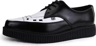 Produktbild von T.U.K. Creepers Herren Pointed Creeper Tie schwarz/weiß EU42